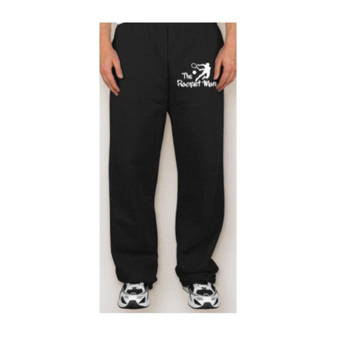AWDis Black Sweat Pants - open cuff - Child JH71J
