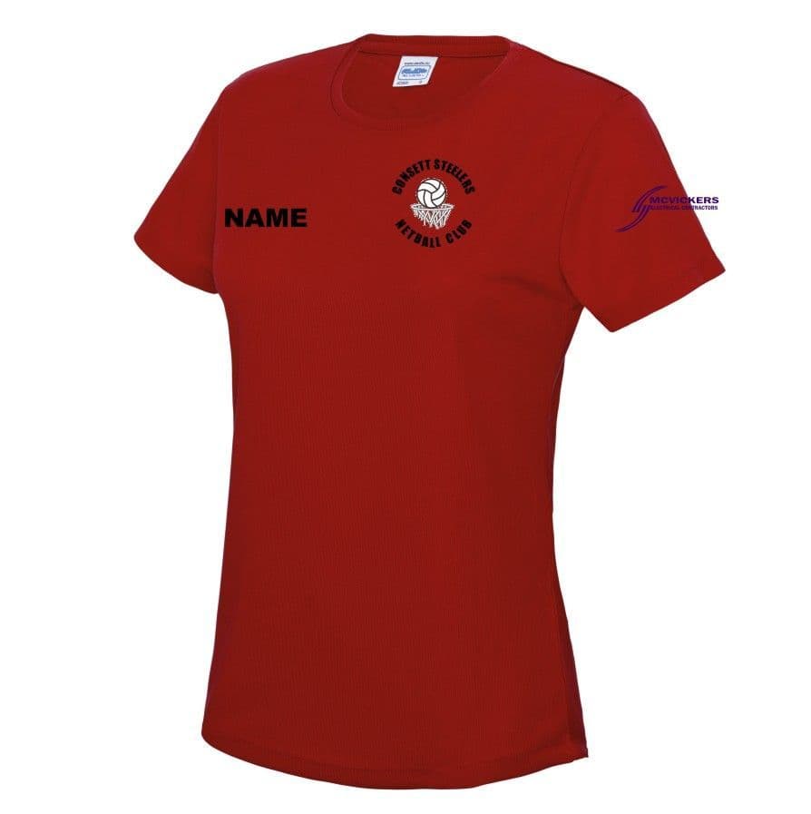 Consett Steelers T-Shirt Ladies' Fit JC005